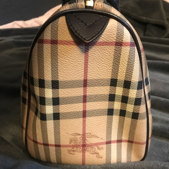 BURBERRY Haymarket Chester Bowling bag - Picture 2 of 7